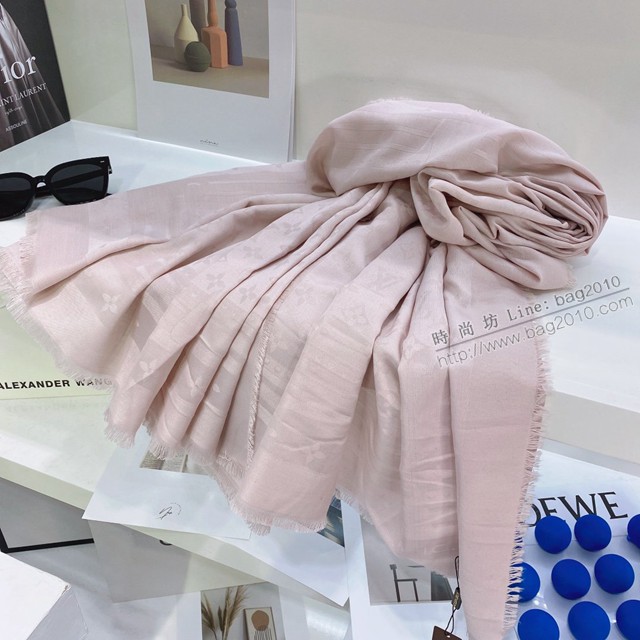 Louis Vuitton圍巾 路易威登真絲羊毛女士圍巾 LV2021最新限量幻彩披肩  mmj1365